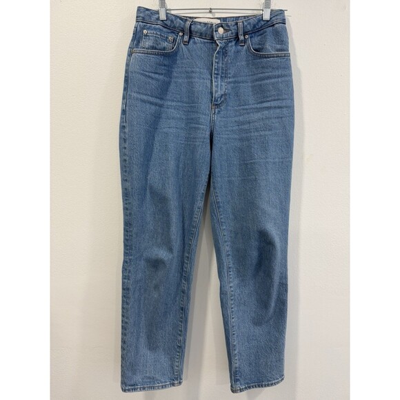Aritzia Denim Forum Jeans Women's Size 28 Medium Blue Hi-Rise Ankle Jeans - Picture 1 of 5